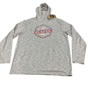 Fintech Coastal Performance UV Hoodie Mens XL Glacier Gray Fishing